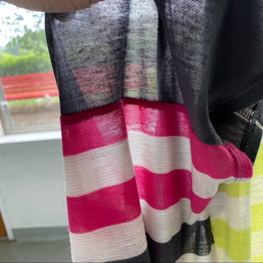 Striped thin sheer tee - Picture 4 of 15